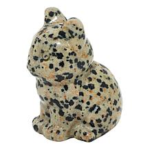 KALIFANO Gemstone Cat Carving