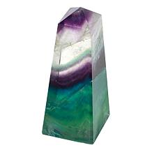 KALIFANO Polished Fluorite Obelisk