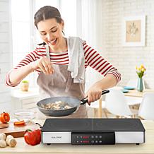 Kalorik MAXX 2-in-1 Electric Griddle with Double Cooktop