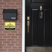 Kangaroo Security Video Doorbell with Chime and Yard Sign