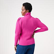 KAP by Kaphill Exaggerated Blouson Sleeve Sweater