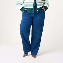 KAP by Kaphill Slim Knit Denim Cargo Pant