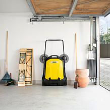Karcher S 4 Twin Walk-Behind Hand Push Sweeper - 5.25 Gal. Capacity
