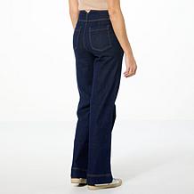 kathy ireland© Fashion 360 British Countryside High-Waist Denim Pant