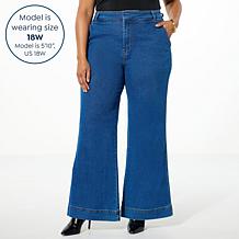 kathy ireland© Fashion 360 British Countryside High-Waist Denim Pant