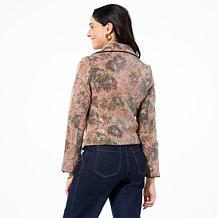 kathy ireland® Fashion 360 Cannes Sequined Biker Jacket