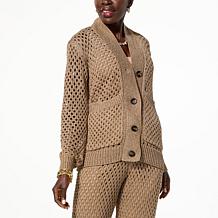 kathy ireland® Fashion 360 Mademoiselle Crochet Cardigan