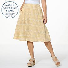 kathy ireland® Fashion 360 Madrid Escape A-Line Skirt