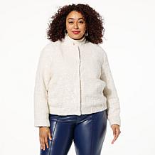 kathy ireland Royal Lodge Oversized Bomber Jacket