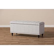 Kaylee Fabric Upholstered Button-Tufting Storage Ottoman Bench