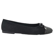 Kenneth Cole Reaction Ellie Jeweled Cap Toe Ballet Flat