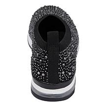 Kenneth Cole Reaction Evaline Stretch Knit Jeweled Ballet Flat