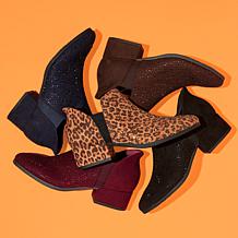 Kenneth Cole Reaction Sandra EZ-On Step-In Jeweled Bootie