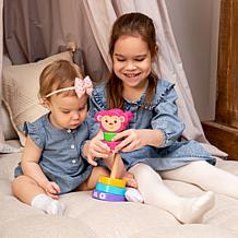 Kids Hits Stack and Play Monkey Wooden Stacking and Sorting Ring Toy