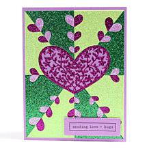 Kingston Crafts 12" x 12" Glitter Card Stock Set of 30