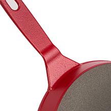 Kitchen HQ 2pc 10" Ceramic Nonstick Cast Iron Skillet w/10" Griddle