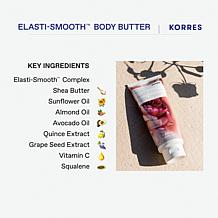 Korres 2pc Cashmere Rose Jumbo Body Cleanser and Body Butter Set