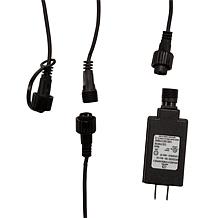 Kurt Adler 100-Light 10-Pc Lantern with Flicker Flame Light Set