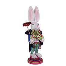 Kurt Adler 18" White Rabbit Nutcracker