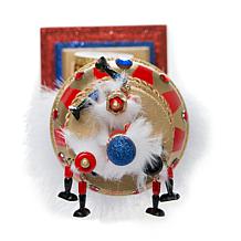 Kurt Adler 20" Hollywood Music Box Hat Nutcracker