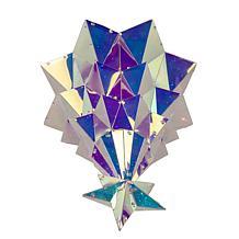 Kurt Adler 20"H Holographic Christmas Tree w/200 Cool White Fairy LEDs