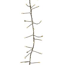 Kurt Adler 24' 720-Light Warm White Twinkle LED Fairy Cluster Garland