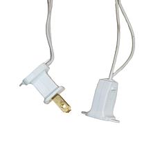 Kurt Adler 9' Pre-Lit Clear Incandescent Iridescent Garland