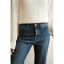 La Joie High-Rise Comfort Stretch Denim Wide Leg Jean