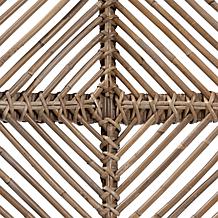 Laluna Mahogany Wood and Rattan Dining Chair