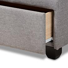 Larese Fabric Upholstered 2-Drawer Queen Size Platform Storage Bed