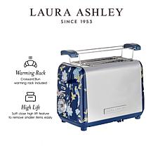 Laura Ashley VQ 2-Slice Toaster, Elveden Navy