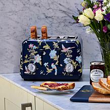 Laura Ashley VQ 4-Slice Toaster, Elveden Navy