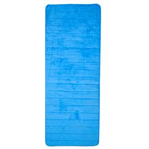 Lavish Home Memory Foam Striped  Bath Mat - 24" x 60"