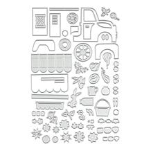 LDRS Creative Farmers Market 3D Die Kit with QR Code