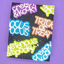 LDRS Creative Halloween Fine Glitter Card Stock - 24 Sheets