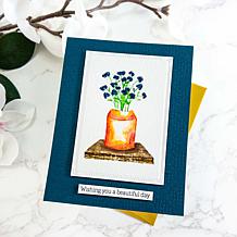 LDRS Creative Watercolor Effects Floral Stamp Set