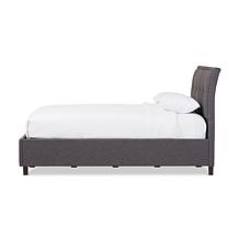 Lea Fabric Upholstered Queen Size Storage Platform Bed