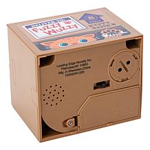 Leading Edge Battery-Operated Yellow Cat Animal Bank