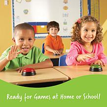 Learning Resources Set of 4 Lights and Sounds Answer Buzzers