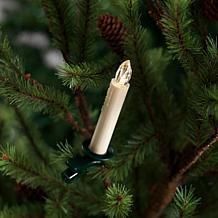 LED Clip-On Tree Taper Candles with Remote - 12-piece Set