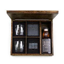 Legacy by Picnic Time Whiskey Box Set - Oak Wood