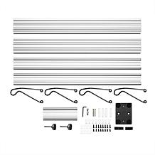 Leisure Sports Aluminum Bike Storage Rack Adjustable Height - Silver