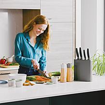 Leo Balance 6-Piece Knife Block Set with Recycled PP