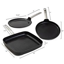 Leo Graphite 11" Grill Pan