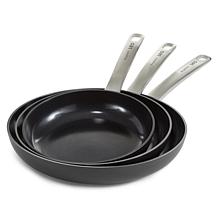 Leo Graphite 3pc Recycled Aluminum Fry Pan Set