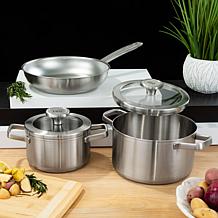 Leo Graphite 5pc Stainless Steel Cookware Set