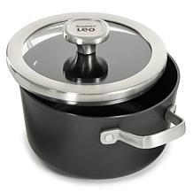 Leo Graphite 8" Stockpot 3.3qt with Glass Lid