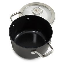 Leo Graphite 8" Stockpot 3.3qt with Glass Lid