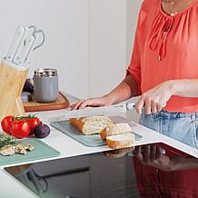 Leo Spirit 7-Piece Knife Block Set with Glossy Handles