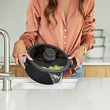 Leo Stone+ Cast Aluminum Stockpot with CeraGreen Coating